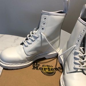 All white Dr. Martins worn once